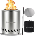 AmazStove Tabletop Camping Stove for Outdoor Safe Burning Firepits
