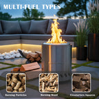 AmazStove Tabletop Camping Stove for Outdoor Safe Burning Firepits
